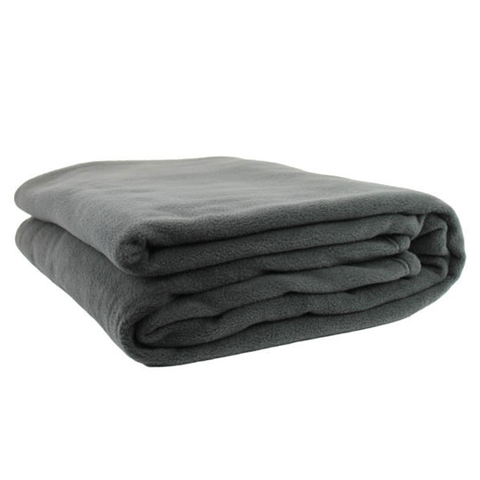 Polar Fleece Blanket Range Charcoal