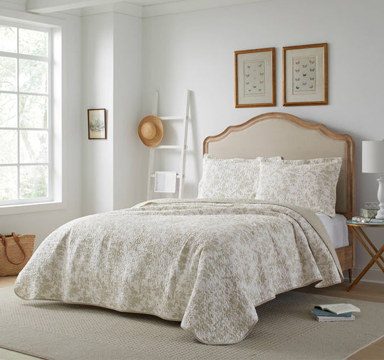 Amberley Coverlet Set Biscuit