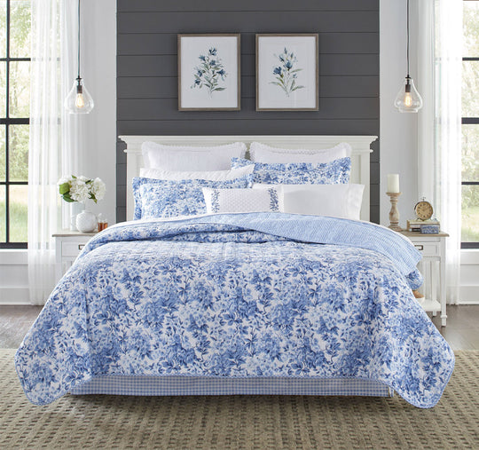 Brighton Coverlet Set Delft Blue