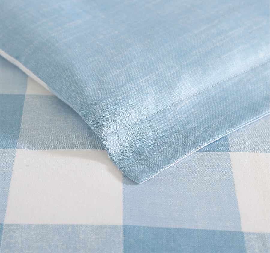 Cynthia Quilt Cover Set Range Powder Blue