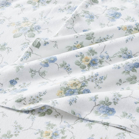 Le Fleur 375THC Cotton Sheet Set Range Cottage Blue