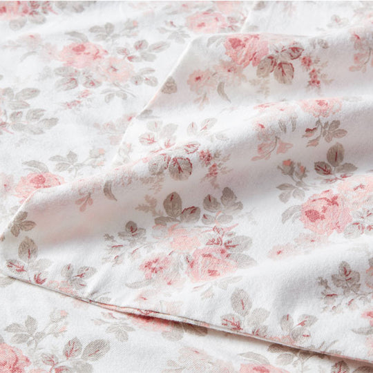 Lisalee Printed Flannelette Cotton Sheet Set Range Pink