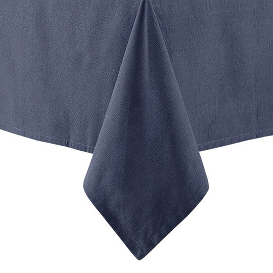 Base Linen Look Cotton Tablecloth Range Navy