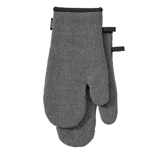 Eco Recycled Oven Mitt 2 Pack Charcoal