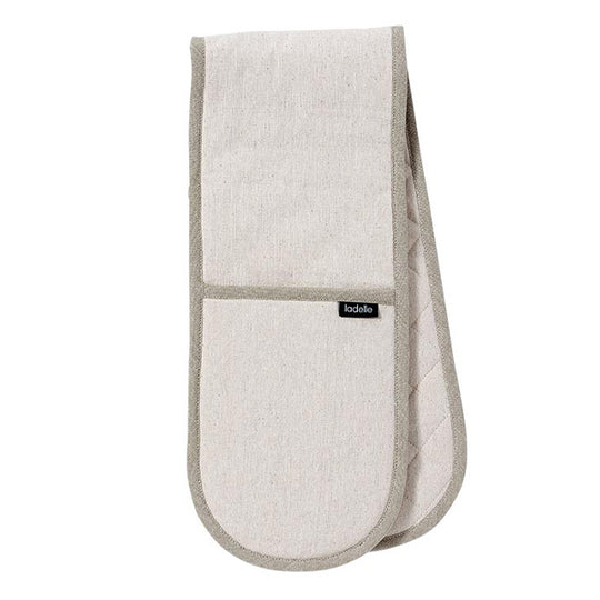 Eco Recycled Double Oven Mitt Natural