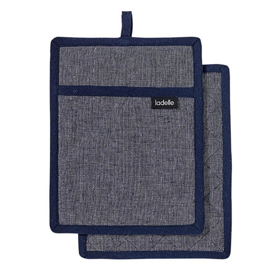 Eco Recycled Pot Holder 2 Pack Navy