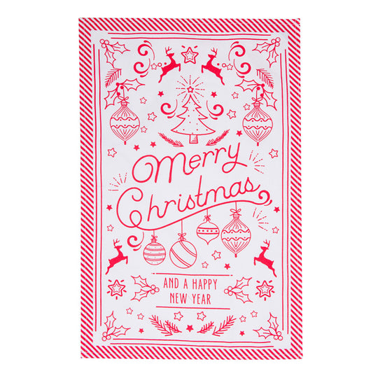 Jingle Merry Christmas 2 Pack Tea Towel