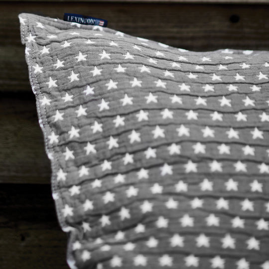 Authentic Star European Pillowcase Grey