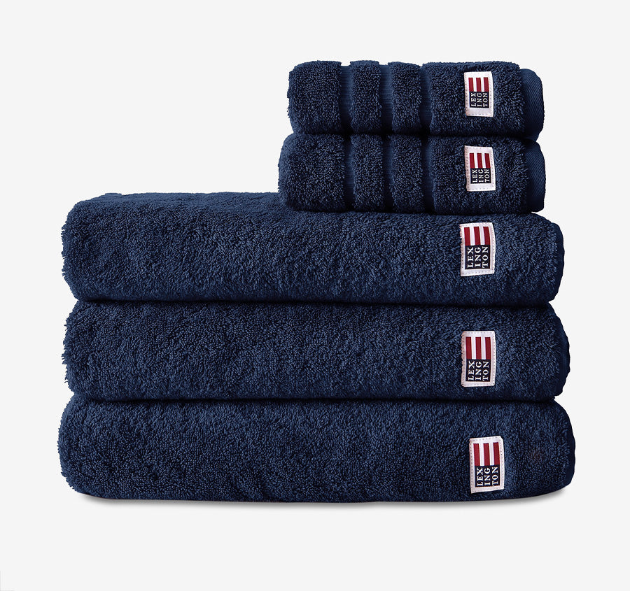 Original 600GSM Cotton Bath Towel Range Navy
