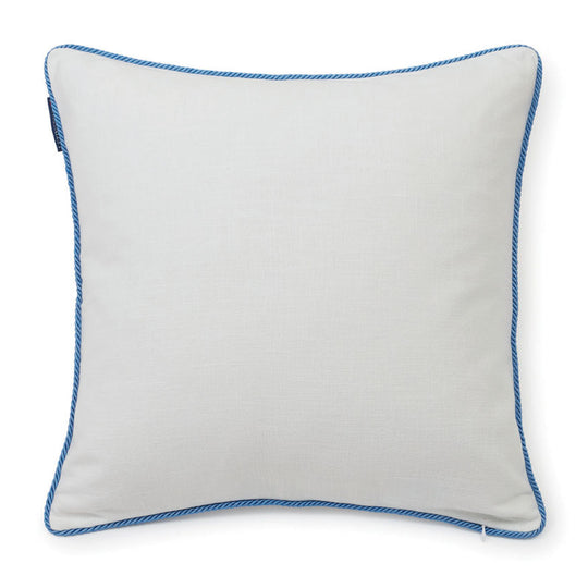 Sea Shell 50x50cm Filled Cushion White and Blue