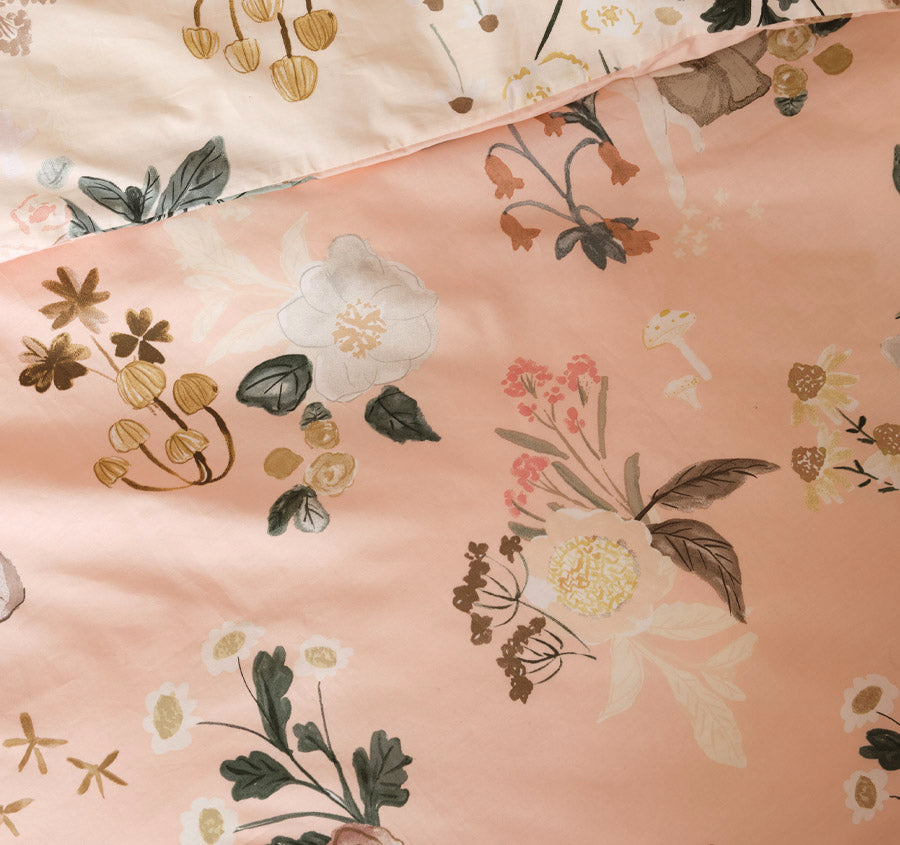 Fairyland Quilt Cover Set Range Peach