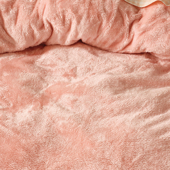 Milly Quilt Cover Set Range Soft Pink
