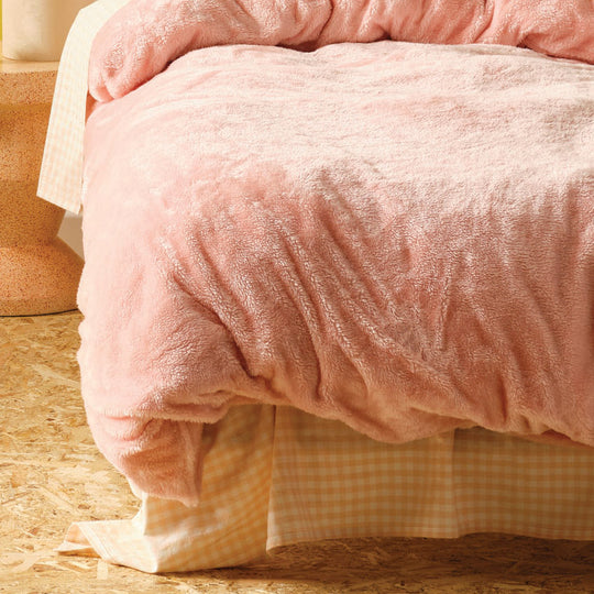 Milly Quilt Cover Set Range Soft Pink