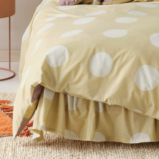 Roundabout Quilt Cover Set Range Berry and Wheat