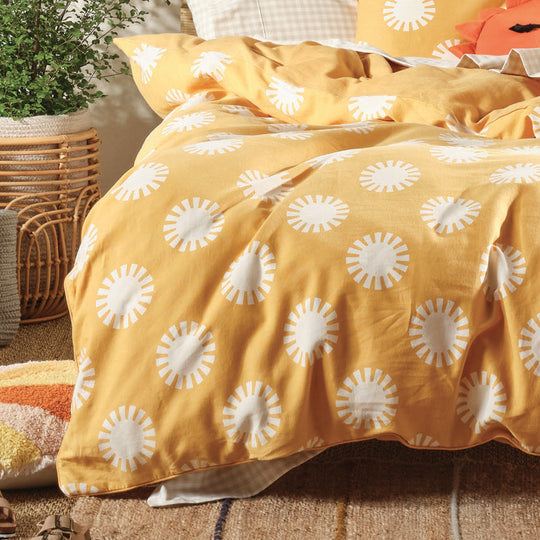 Sunny Day Quilt Cover Set Range Sunkissed
