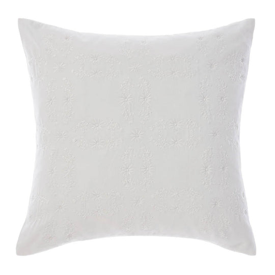 Abigail 45x45cm Filled Cushion White