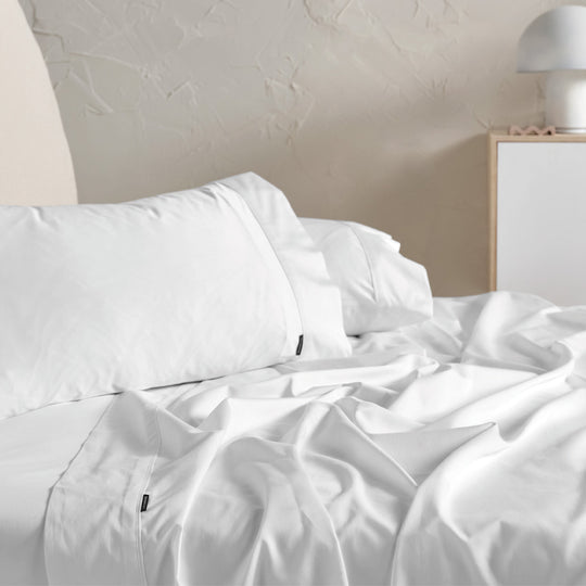 Hotel Augusta 500THC Cotton Sateen Standard Pillowcase White