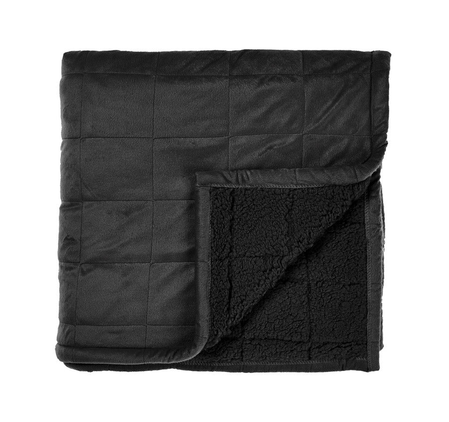 Bray 150x200cm Throw Rug Charcoal
