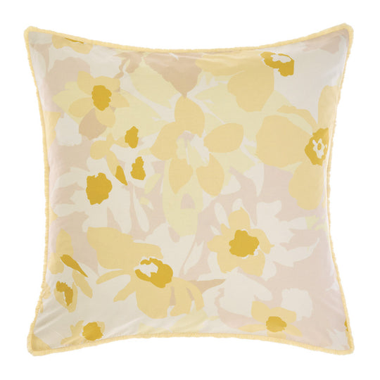 Daffodil Garden European Pillowcase Yellow