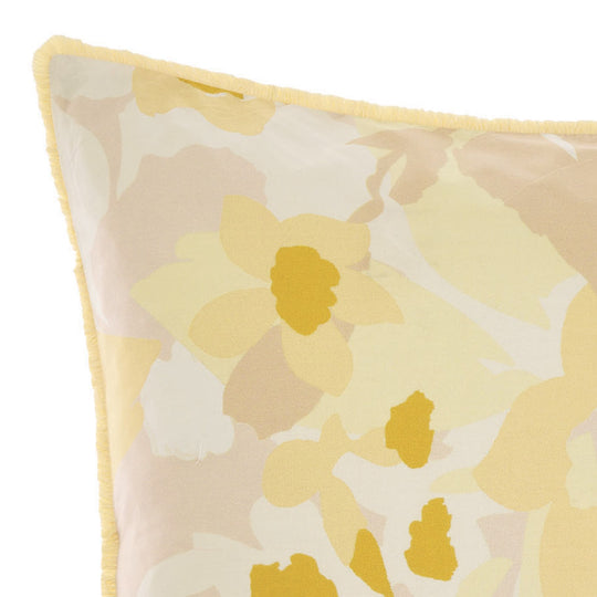 Daffodil Garden European Pillowcase Yellow