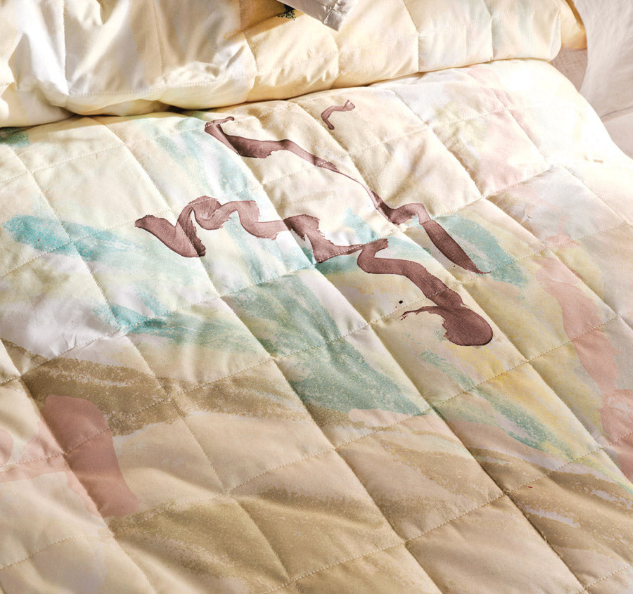 Elementary Quilt Cover Set Range Blush