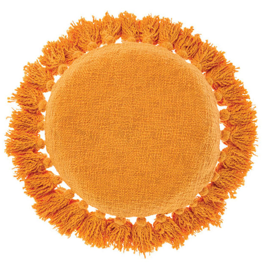 Florida 45cm Round Filled Cushion Marigold