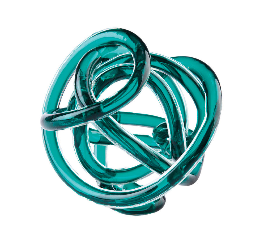 Glass Knots 12cm Décor Jade