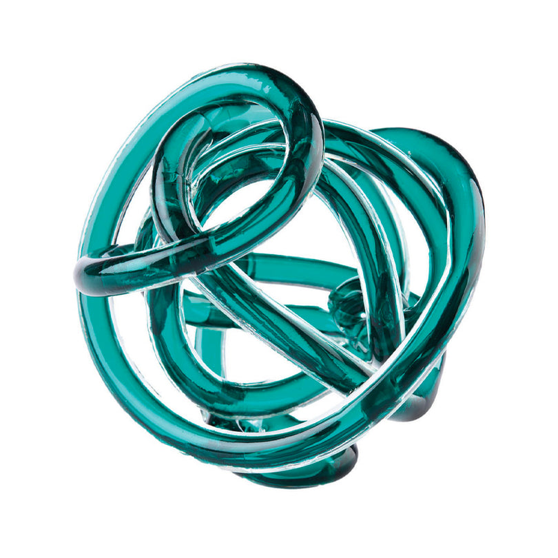 Glass Knots 12cm Décor Jade