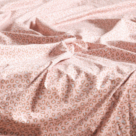 Goldie 250THC Washed Cotton Sheet Set Range Rose
