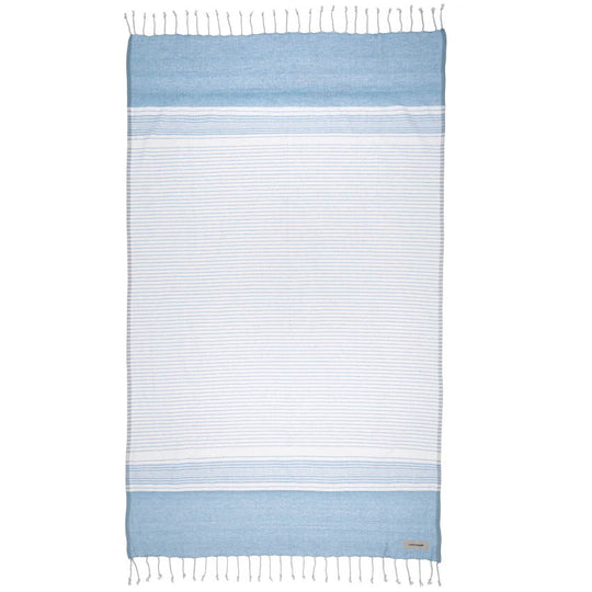 Hammam 100x180cm Beach Towel Mykonos Blue