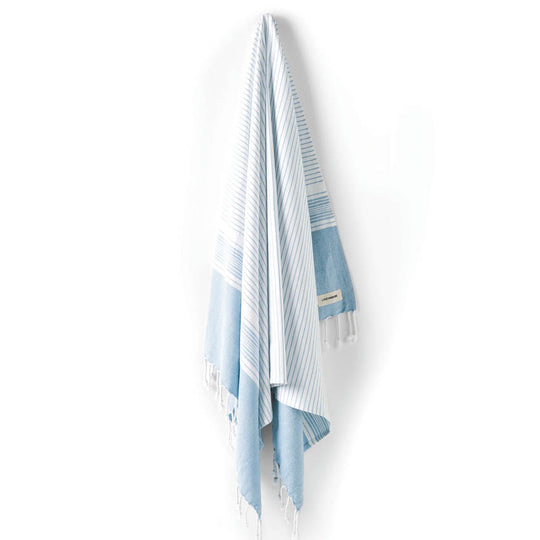 Hammam 100x180cm Beach Towel Mykonos Blue