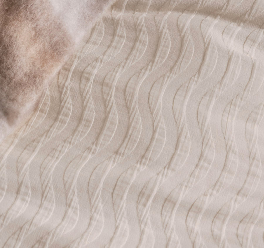 Klee Quilt Cover Set Range Vanilla