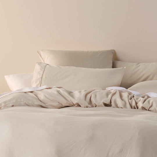 Linen Triblend European Pillowcase Natural