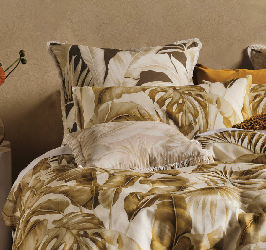 Marseille Quilt Cover Set Range Honey