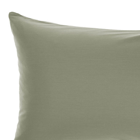 Nara 400THC Bamboo Cotton Standard Pillowcase Moss