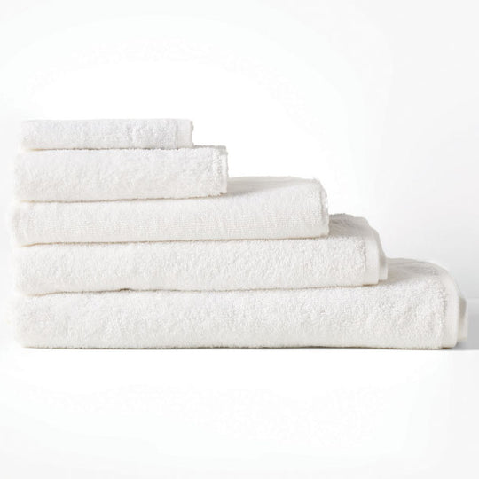 Nara 550GSM Bamboo Cotton Bath Towel Range White