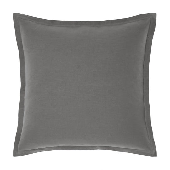 Nimes Linen 48x48cm Filled Cushion Ash