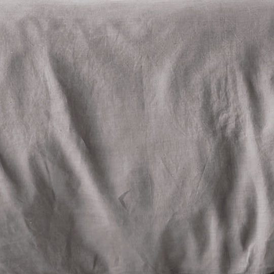 Nimes Linen Quilt Cover Set Range Ash