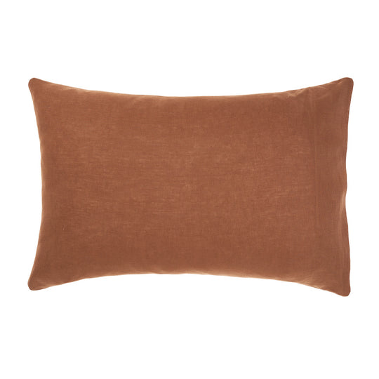 Nimes Linen Standard Pillowcase Cinnamon