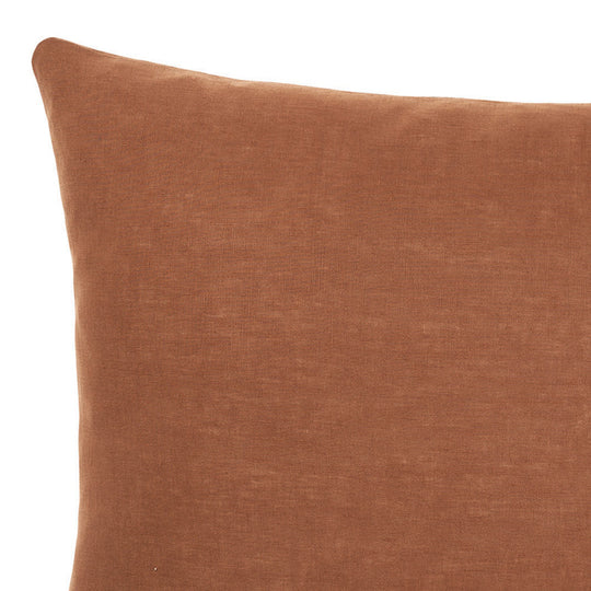 Nimes Linen Standard Pillowcase Cinnamon