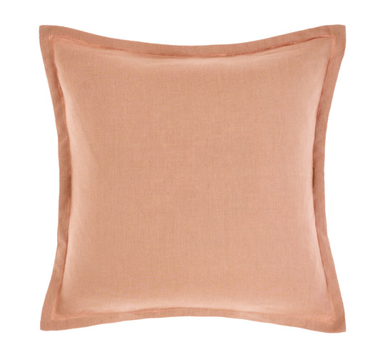 Nimes Linen 48x48cm Filled Cushion Clay