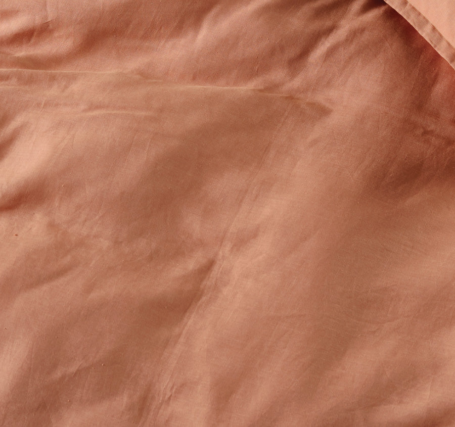 Nimes Linen Quilt Cover Set Clay