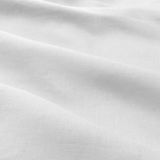 Nimes Linen Mega Fitted Sheet Range White