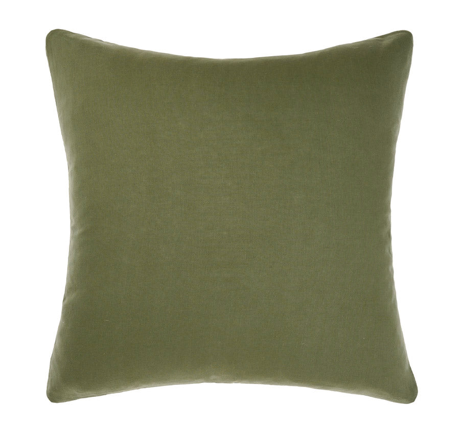 Nimes European Pillowcase Moss
