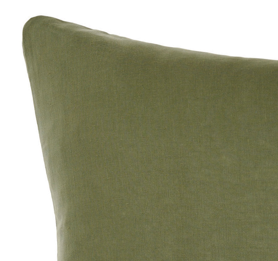 Nimes European Pillowcase Moss