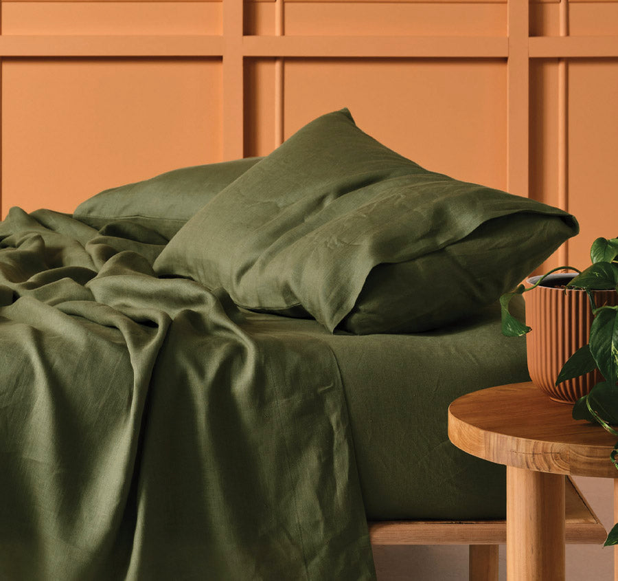 Nimes Mega Sheet Set Range Moss