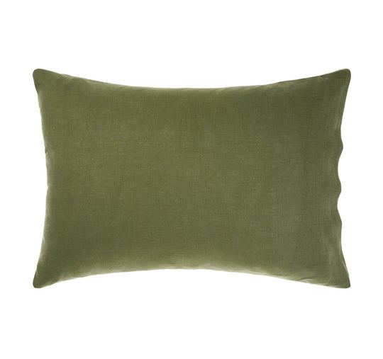 Nimes Linen Standard Pillowcase Moss