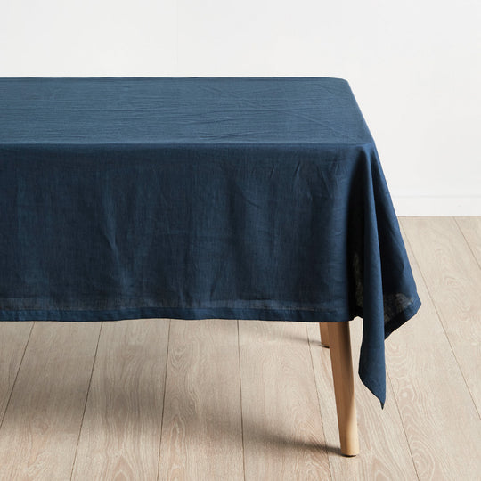 Nimes Linen Tablecloth Range Navy