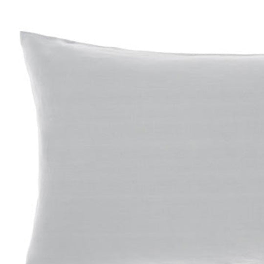 Nimes Linen Standard Pillowcase Pale Grey