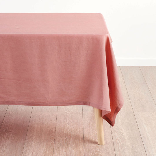 Nimes Linen Square Tablecloth Rosette